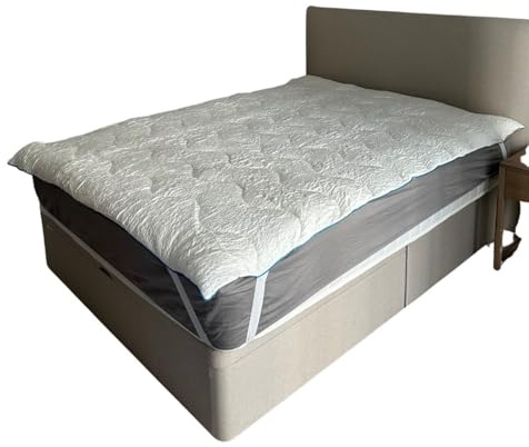 CoolSoft™ Cooling, Fibre filled mattress topper - Instant cool-to-the-touch feel (King)