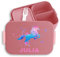 Kinder Bento Box Midi für Mepal Bentobox - Einhorn Lunchbox Unicorn Brotbox Einhörner I - 900 ml - Rosa - personalisierte jausenbox brotdose mädchen einhörnern snackdose name