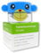 LisaCare Kinder Mörser Tabletten - 5 x 4cm Tablettenmörser zum drehen mit Motiv - Tabletten Mörserer mit Pill Box im Deckel - Immer & überall - Alltagshelfer (Affe-Motiv)