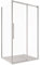 OLIMPO DOCCE - Box doccia due lati in cristallo 8mm H200cm anticalcare TARGET - 80x120