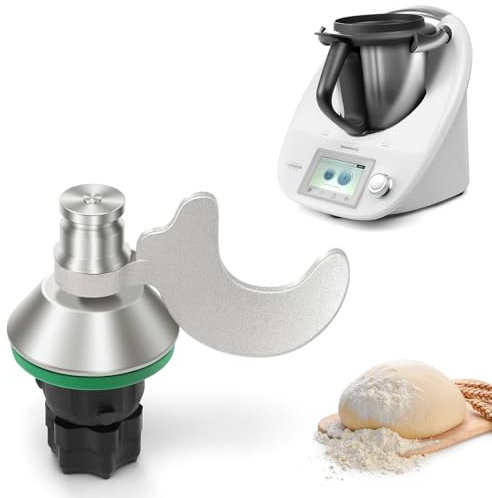 Inwee Teigmesser für Thermomix, Mixmesser Ersatz Zubehör passend für Thermomix TM6,TM5,TMF, Edelstahl-Teigmischmesser, Kein Teig-Rückstand und Schmutzkontamination,Schnelle Reinigung des Teigmessers