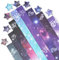 BLMHTWO 540 Stück Origami Papier, Streifen Origami Sterne Papierstreifen 8 Konstellation Doppelseitige Papierstreifen Origamipapier für DIY Bastelmaterial