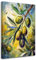 Feeby Viles - Leinwand Bilder - Oliven Acryl Gemalt - 80x120 cm - Deko Wohnzimmer - Wandbilder Schlafzimmer - Deko Aesthetic - Wand Deko - Leinwand Groß - Deko Zimmer - Leinwandbilder XXL