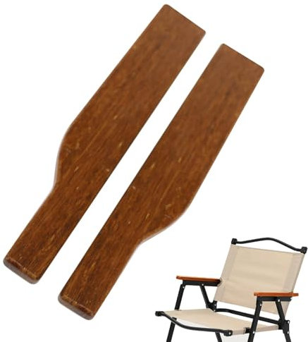 jamgeery Stuhl Holzschiene, verbreiterte Armlehne, glatt poliert verbreiterte Armlehne | Zubehör für Campingstühle, Armlehnenzubehör, multifunktionale Klappstuhlschiene für zu Hause
