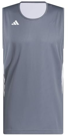 adidas Herren M Everyday Pro Bball Jersey Shirt, Team Onix/White, XS