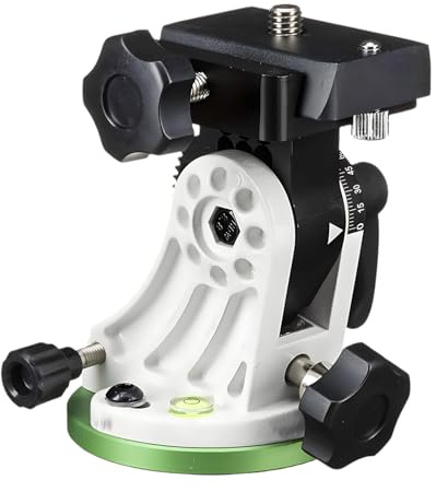 Latitude-Basis für Skywatcher, Sitz der Breitengradeinstellungen Äquatorialkeil aus Aluminiumlegierung 90-Grad-Breitengrad-Einstellsitz mit 3/8-Zoll-Gewinde für Gängige Stative Teleskopzubehör