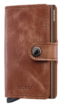 Secrid Wallets Miniwallet Vintage 10 cm - Cognac-Brown