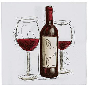Paper + Design 200642 Cocktail-Serviette Wein (20er Pack)