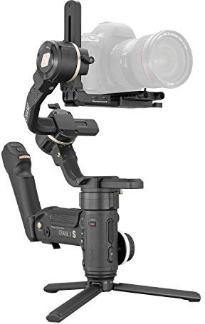 Zhiyun Crane 3S Gimbal Stabilisator für spiegellose DSLR Cinema Kameras Camcorder für Sony Canon Panasonic Nikon Kamera, Blackmagic 6K 4K, modulares Design, max. Traglast 6,5 kg (Smartsling-Griff)