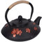 Théière en fonte, bouilloire à thé japonaise bouilloire à thé en fonte infuseur Pot bouilloire à thé japonaise pour cuisinière (0.9L)