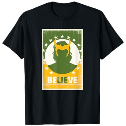 Marvel Loki Believe President Loki Poster T-Shirt