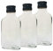 10 frascos de cristal de bolsillo de 100 ml (0,1 L) con tapas de rosca, para llenarlo tú mismo con tapón de rosca hermético... (10 botellas + tapas de rosca negras)