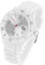 Taffstyle Damen Herren Sportuhr Armbanduhr Silikon Sport Ziffernblatt mit Datum Analog Quarz Farbige Bunte Uhr Weiß Weiß
