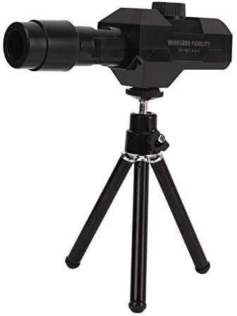 WiFi-Digitalteleskop, 70-facher Zoom, 2 MP, Monokularer Kameramonitor, Tragbares USB-Teleskop mit Stativ, 1/4-Schraubengelenken, Mobile Erkennung und Steuerung Teleskop für