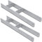 Sonnewelt H Anker Pfostenträger Pfostenträger H-Form Betonschuhe Holzbalken H-pfosten Pergola Carport (2 Stück 101mm)
