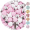 EinsSein 1kg Schokoherzen Dragees Mix medium weiss-rosa-silber glanz Gastgeschenke Hochzeit, Taufe, Kommunion, Kindergeburtstag | Schokodragees, Dragees in Herzform bzw. Schokolinsen als Ersatz für