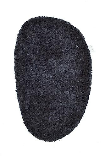 Teppich aus 100% Polyester; handgetuftet | Größe: 60 x 100 cm; Farbe: Anthrazit | Tom Tailor - Cozy Bath