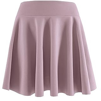 JOPHY & CO. Gonna Ragazze Bambine Plissettata Midi Versatile Vita Elastica (14 Anni, Rosa Antico Corto)