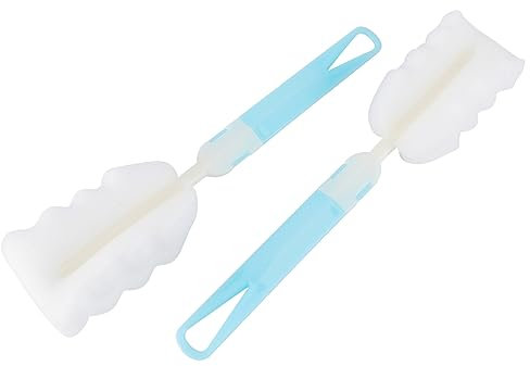 ibasenice 2 Piezas Cepillo De Limpieza De Esponja Garrafas Copa De Vino Cepillos De Agua Botellas De Agua Esponja Cepillo Para Botellas Herramienta De Limpieza De Botellas De Agua Cepillo
