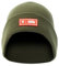 Rough Beanie - Beanie Mütze, Strickmütze mit Echt-Leder/Stick Veredelung, Viele Farben zur Auswahl (Manufaktur13/M13) (Riot Gear)