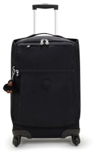 Kipling Trolley aus Stoff mit vier drehbaren Rädern, Hauptfach mit doppeltem Reißverschluss, innen komplett gefüttert. Fronttasche mit Reißverschluss. 35,5 x 56 x 24 cm., 0DH Black Tonal, S, Kabine