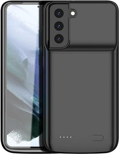 ELLENNE - Coque intelligente compatible pour Samsung Galaxy S21 Plus 5G 6.7 BATTERY CASE SLIM S21+ 6000 MAH