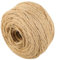 100 m Cuerda de Yute 3mm - Cuerda de Yute para Manualidades Rollo de Yute Natural Marrón Grueso Ideal para DIY Embalaje Decoración Floristería Jardinería