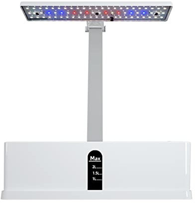 ACAGALA Smart Hydroponics Growing System Indoor Herb Garden Kit 9 Pods Automatisches Timing mit höhenverstellbaren 15W LED Grow Lights 2L Wassertank Intelligente Wasserpumpe für Home Office Kitchen