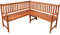 Massive Akazienholz Garten Eckbank 150cm Outdoor Möbel