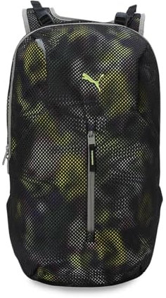 PUMA Erwachsene Hoops x PUMATECH 26 l Großer Rucksack OneSize, Black AOP