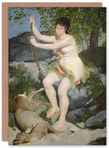 Artery8 Pierre Auguste Renoir Art Card Diana Hunter Goddess
