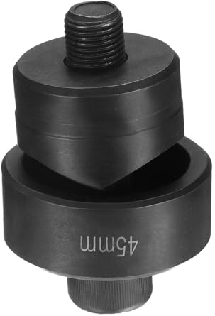 QUARKZMAN Perforador De Agujeros Para Chapa De 45 Mm Acero De Rodamientos Corte Preciso Kit De Perforación Manual Para Lavabo De Acero Inoxidable Y Placa Metálica Color Negro