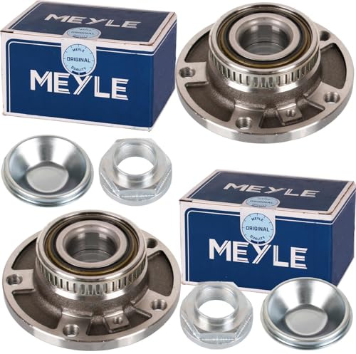 2x Meyle Radnabe + Radlager vorne | 300 652 0008 (alt 300 652 0001/S) passend für 3er E36 E46 5 E34 7 E32 Z3 Z4