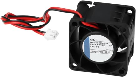 AS Axis Spindleon Ventilador Axial 24V 40x40x28mm 2 Hilos 5,9W reemplaza OEM Compatible con 424JH Compatible con Soportes Estándar 40 mm