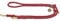 HUNTER LIST Verstellbare Führleine, Seil, Messing-Karabiner, maritim, 1, 2 x 200 cm, bordeaux