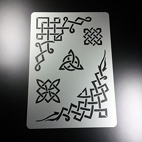 Schablone 5 Celtic Knot Ecke Triskele - BA71