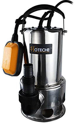HOTECHE Pompe immergée 750 W en Acier pour eaux dangereuses