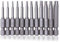 Saipor 12 Stück Torx Bits Schraubendreher Set T5-T40 Magnetisch S2 Stahl 1/4 Zoll Sechskant Schaft (50mm Lang)