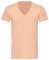 KliSa® hautfarbenes Unterhemd für Herren mit V-Ausschnitt | Unsichtbares Unterziehshirt für Herren | Hautfarbenes Business Shirt Slim Fit im 3er-Pack
