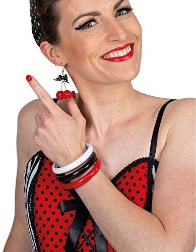 Extravagante Rock n Roll Armringe für Damen/Stylisches Vintage Armband Pin Up Girl/Bestens geeignet zu Karneval & Kostümfest