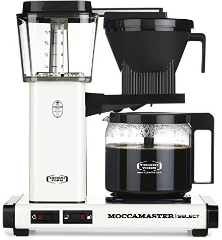 Moccamaster KBG Select, Coffee Machines, Filter Coffee, Off-White, UK Plug, 1.25 Liters