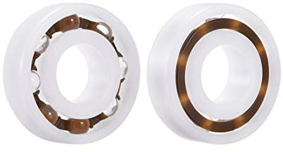 sourcing map 2Stk. 6001 Kunststoff Lager 12mm x 28mm x 8mm Glaskugel Nylon Käfig