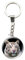 Deluxebase 48309 Magnidome Keychains - White Tiger schlüsselringe, bunt, Tigre Blanco