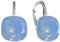 Damen Hängen Ohrringe Silber 925 mit Marken Kristalle Zirkonia - Schmuck Echt Silberne Hängende Ohrhanger für Frauen und Mädchen - Hängeohrringe Ideal Geschenk (Air blue)