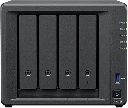 Synology DS423+ 24TB 4 Bay Desktop NAS Solution installed with 4 x 6TB Seagate Ironwolf Drives