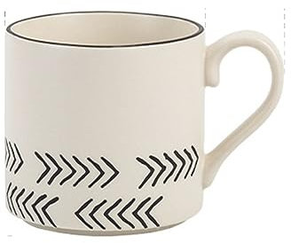 SALFEE Nórdico pintado a mano tazas de cerámica creativa desayuno taza de café pareja tazas de leche taza de té