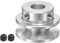 QUARKZMAN V-Typ Umlenkrolle 7mm Bohrung 22mm Außendurchm. Einzeln Rille Aluminum Legierung für 3-5MM PU Runde Gürtel Motor Welle Bohrgerät