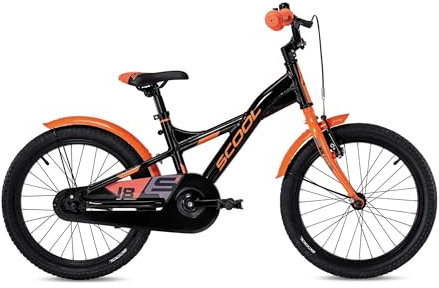 S’COOL S'COOL XXlite Kinderfahrrad | 18 Zoll Fahrrad für Kinder und Jugendliche | Fahrrad für Jungen mit sportlicher Sitzposition | Kinderfahrrad mit hochwertigen Komponenten