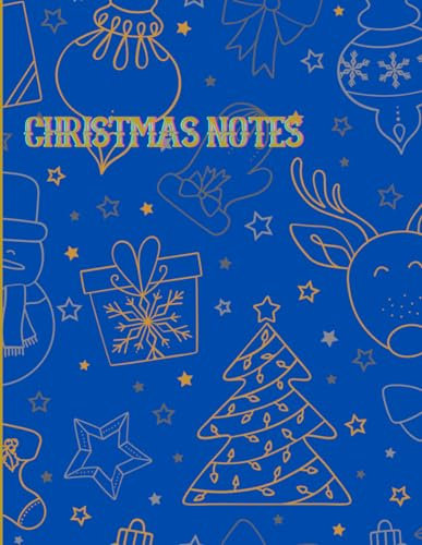 Christmas Notes: Notebook for Christmas, Planner for Christmas, Lined notebook for Christmas