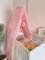 Baby Fancyroom Betthimmel für Babybett, Prinzessib Babywiege, Moskitonetz, Beistellbett Himmel, Babyzimmer Deko, Baldachin Kinderzimmer aus Premium Tüll (Rosa)